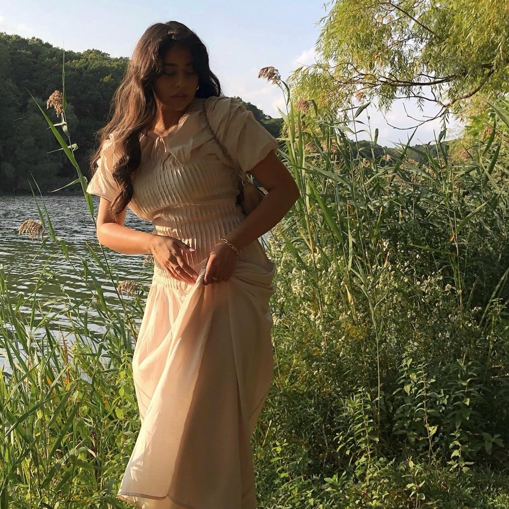 Light Blush Pink Maxi Dress